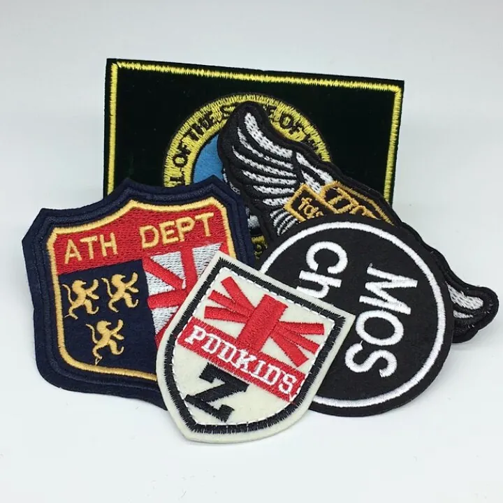 custom embroidered patch for business logo